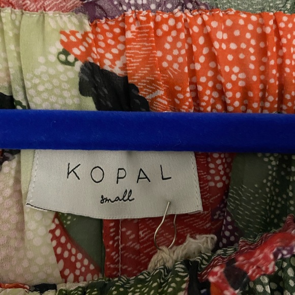 Kopal Rani Dress Pelican Chiffon with Slip - Picture 3 of 3